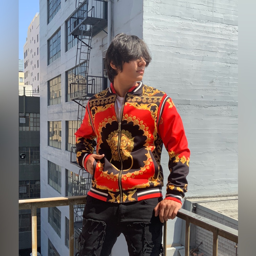 Men's Royal Seven Red | Black | Gold Track Jacket